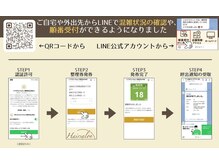 順番が近づくと LINEでお知らせ