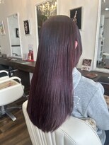 レノマ(renoma)&nbsp;美髪ケア＊髪質改善カラー＊ピンクブラウン＊美髪ケア
