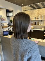 ヴィアンカ 倉敷中央通り店(Vianca) オリーブカラー/オリーブベージュ/ボブ/パツっとボブ