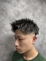 スピン 本八幡(SPIN)&nbsp;MEN’S HAIR/サーフカール/刈り上げセンターパート/本八幡