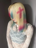 ロテサカエ(Lote.Sakae)&nbsp;着物ヘア/大人ガーリー/ダークアッシュ/似合わせカット/名古屋