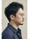 ▼アップバング/メンズカット/ツーブロック/ビジネスマン
