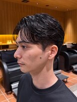 フィフス 神南(fifth) センターパートフェザーパーマニュアンスパーマ