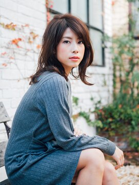 美容室 シープ 小岩店(Seep) 肩のハネ感が可愛いミディアムパーマ【小岩】