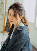 ロングヘアアレンジ