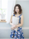 夏におすすめ!大人無造作パーマスタイル♪