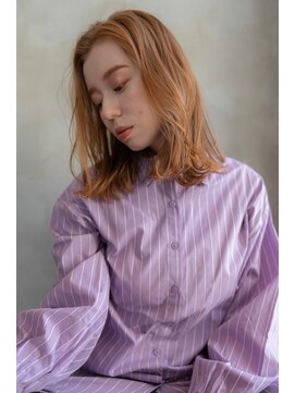 オースティン 錦糸町(AUSTIN) 前髪かき上げイメチェンイヤリングカラーラベンダーカラーくびれ