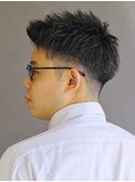 【ポルテオム】ツーブロックショートアップバング