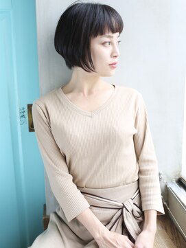 バース(BIRTH) 天神【BIRTH】ショコラアッシュ×オン眉ショートボブ