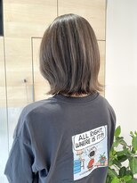 グラフ 銀座(GRAFF)&nbsp;20代30代ハイライト_外はねボブ_切りっぱなしボブ_ロブ