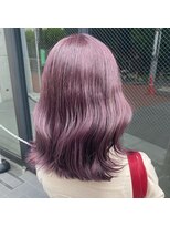 アソビセカンド 原宿(ASOBI 2nd)&nbsp;色落ち綺麗なピンク系カラー ピンクラベンダー