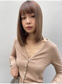 愛され韓国ヘア 韓国風レイヤースタイル 大人モテ透明感カラー