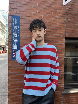 カーニー 上野(kearny) アップバング/ツーブロックマッシュ/波巻き[上野駅]