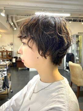 ポタム 東中野(potamu) ショートボブにパーマ