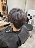#黒髪#ボブルフ#ネビージュ#小顔#ワンレン
