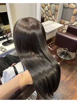 アズーア ヘアーアンドスパ(azure hair&spa) 30代40代髪質改善で作る上品ストレート
