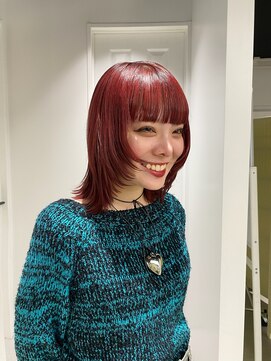 ゼスト 八王子店(ZEST) レッドカラー/暖色カラー/【永尾しおり】