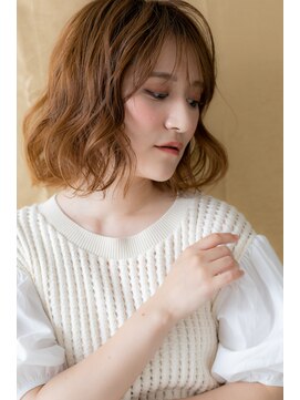 カバーヘアアンドスパ ブリス 浦和(COVER HAIR&SPA bliss) フレンチガーリーハイトーンカラーゆるふわボブ314Y浦和10代20代