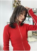 津田沼 レイヤーカット ハイライト グレージュカラー