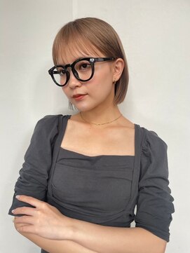 アンバー 池袋(amber) 髪質改善/ミルクティーベージュ/ウェットヘア[池袋］