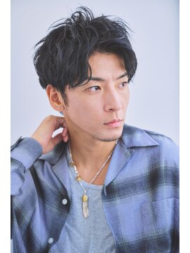 リコ リトル 大通(lico×little) ツーブロックかき上げアップバングショート