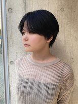 パドル(Paddle)&nbsp;ハンサムショート/ショートボブ/韓国ヘア/暗髪カラー