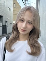 フリーラ 表参道(freera) ブリーチダブルカラーホワイトカラーインナーカラー裾カラー艶髪