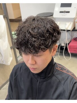 スイッチ(men's SWITCH) シャドウパーマメンズカット刈り上げレイヤーショート