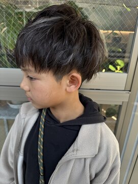 マルフェ 天王寺(marfe) メンズハイライトカラー メッシュ