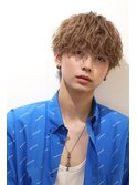 波巻きスパイラルパーママッシュ刈り上げブリーチ仙台メンズ