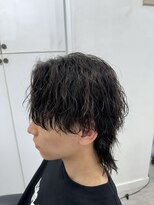 ルートバイドット 町田店(root by dot.) センターパートウルフ×ツイストスパイラルパーマ