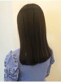 ナチュラルストレート×艶髪