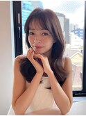 くびれヘア/顔周り/韓国/ボブ/レイヤーカット/前髪/カラー表参道
