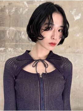 ユーリカ(Eurica) ボブ/顔まわり/顔まわりレイヤー/レイヤーボブ/暗髪ボブ