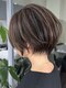 ヘアケアサロン シェーン(hair care salon Schon)の写真/ショートカットのフォルムの美しさ×白髪ぼかしカラーで垢抜け感UP♪ハイライトプラスでキレイな立体感◎