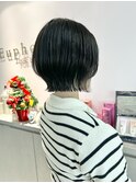 大人女性/ボブルフ/ボブウルフ/小顔/ボブレイヤー