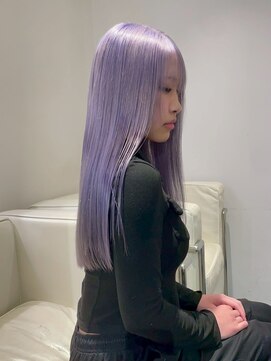 ベレーザ 渋谷(BELEZA) 17003ブリーチダブルカラーバーガンディラベンダーパープル