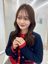 エジョン 三鷹店(Aejon) くびれヘア/韓国レイヤー/ブラウンカラー/ヘーゼルブラウン