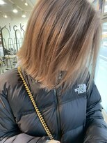 ブリックバイブレイス 千葉 千葉中央(brick by brace)&nbsp;千葉駅/着物ヘア/大人ガーリー/ダークアッシュ/似合わせカット