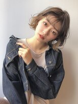 エンタリティリット(entality lit)&nbsp;大人気！切りっぱなしボブ×ベージュインナーカラー