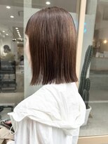 ラッキーヘア 加古川(Lucky Hair)&nbsp;酸性ストレート×ぱつっとボブ【シン】【ラッキーヘア加古川】