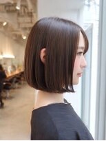 ダル 渋谷/表参道(DAL.)&nbsp;レイヤーカットボブ髪質改善カラー縮毛矯正暗めカラー韓国