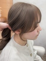 ラヴィズム 栄店(LUVISM)&nbsp;栄/矢場町/レイヤー/顔周りカット/ミルクティーベージュ
