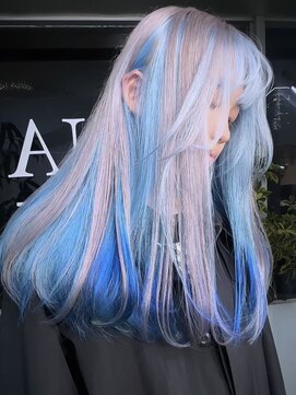 イエナ 渋谷(IENA) グレージュブラウンハッシュレイヤーくびれミディアム