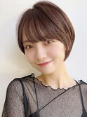 Say.ショートクールショート顔周りカット前髪くびれショート青山