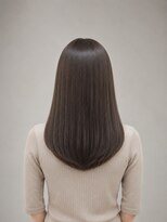 ウノ 南林間(UNO) アッシュブラウン髪質改善カラー透明感艶髪