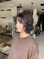 サンズヘアー(3’s hair) *ゆるふわボブパーマ × 透明感グレージュ*