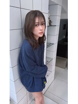 スノッブ(SNOB) 【広島レイヤーカット】顔まわりレイヤー×透明感ブラウン