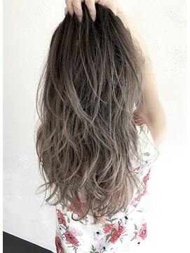 ルモア(RUMOR) Rumor×グレージュモーブカラー☆ハイライトmix