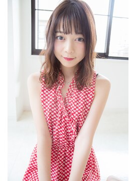 アンジュ ヘアー(Ange hair) アンジュヘアー シースルーバングのヴェールウェーブ